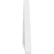 Ekena Millwork Pitch Athens Architectural Grade PVC Gable Pediment, 36"W x 9"H x 1"P (6/12) GPP036X009X100ATH - alternate 5